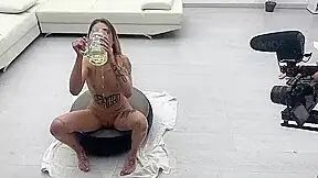 Bts part 2 from (Wet) Dalila Dark, 12 loads, Cum in Mouth, Bukkake, 5on1, BBC, Pee drink, DP, DAP, Swallow – PissVids