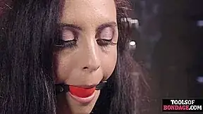 BDSM bondage bitch dominated hardcore by nympho guy