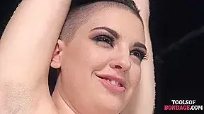 BDSM perverted nympho bae dominated hardcore by horny guy