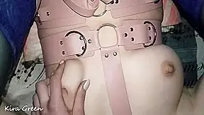 Lesbian Teasing Play – Bondage Harness