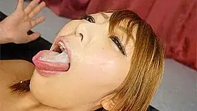 Miina Minamoto does her first bukkake scene for JapanHDV – JapanHDV