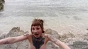 Pov Pussy Licking Outdoors On A Public Beach While On Vacation Andy Teen Licking Miss Pussycat