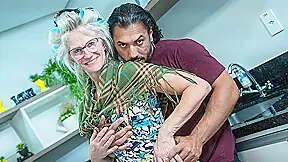 real 67 Years old grandma rough anal fucked