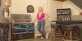 Susan gives with exempal Lenny a training for girls in ballbusting and nuts kneeing by Femdom Austria