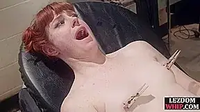 Trapped BDSM slut fisted and fucked in tight anal hole