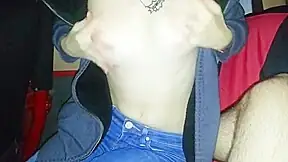 Blow job in car