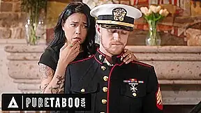 PURE TABOO Lonely Widow Dana Vespoli Wants Stepson To Wear Gone Husband Military Uniform & Fuck Her
