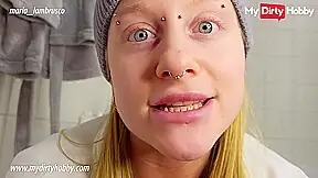 My Dirty Hobby – Blonde babe masturbating in the bathroom