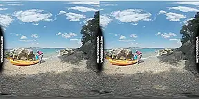 Matty And Josie Kayaking On Vacation Hiking Nude On Abandoned Island