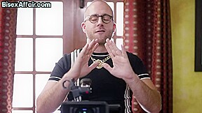 Gorgeous MILF cockriding bisex guys