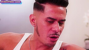 Bigtitted babe pussydrilled in bi 3some